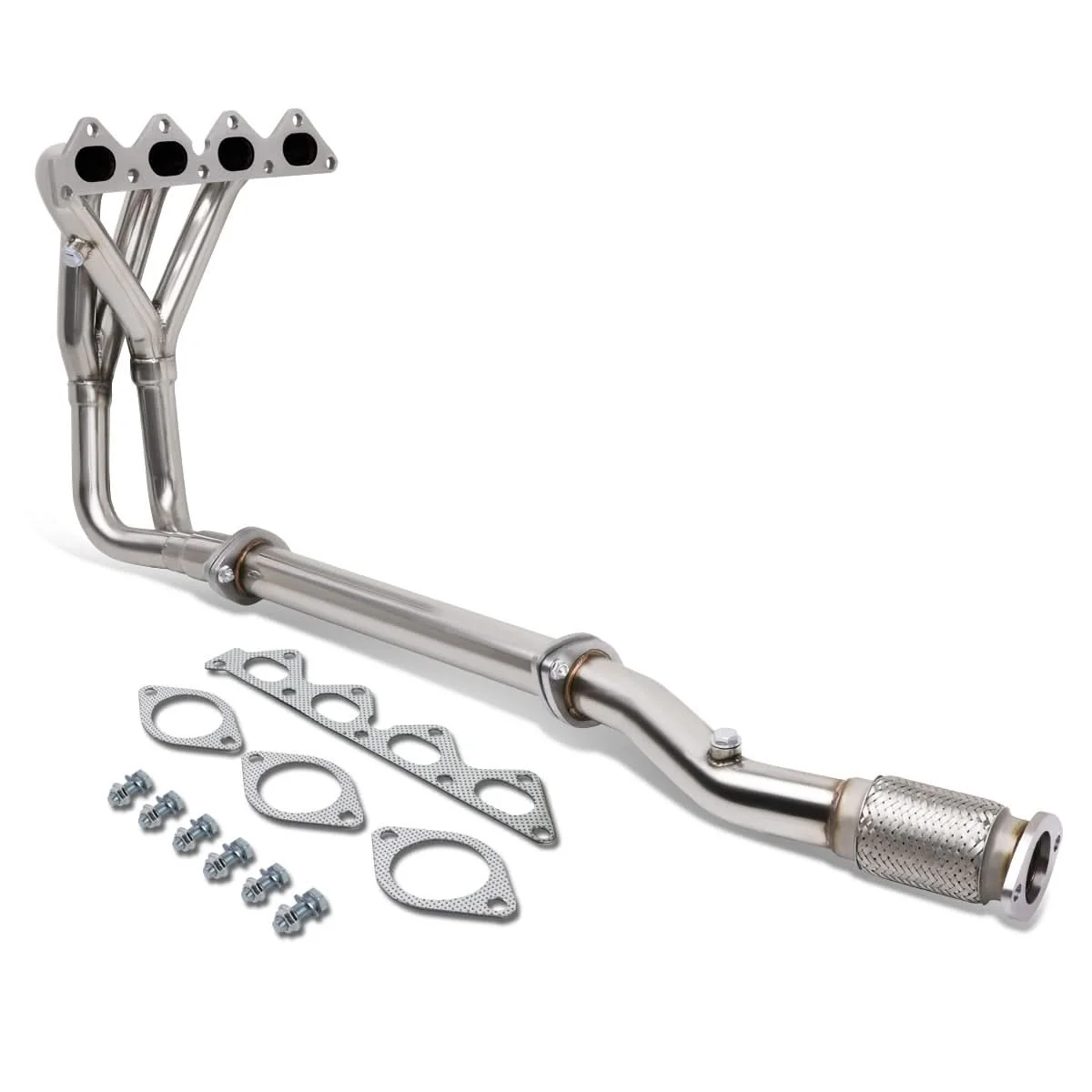 2002-2006 Hyundai Tiburon 2.0L 4-Cylinder Exhaust Header - Stainless Steel - Image 3