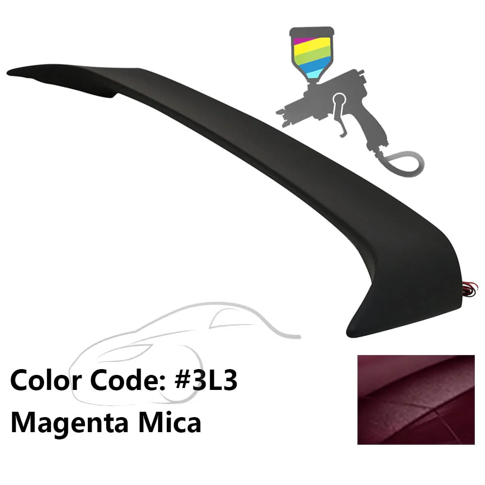 2002-2006 Toyota Camry OE Style LED Painted Rear Trunk Spoiler ABS - Image 17