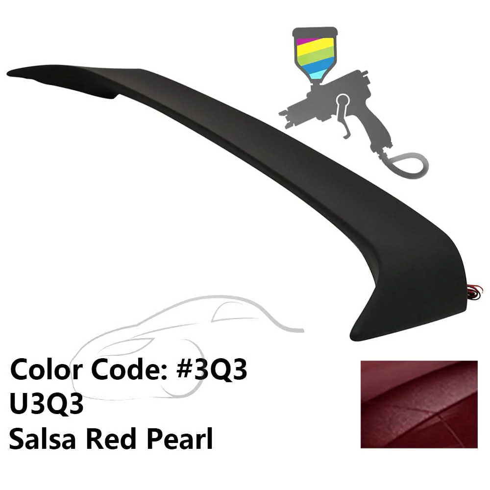 2002-2006 Toyota Camry OE Style LED Painted Rear Trunk Spoiler ABS - Image 22