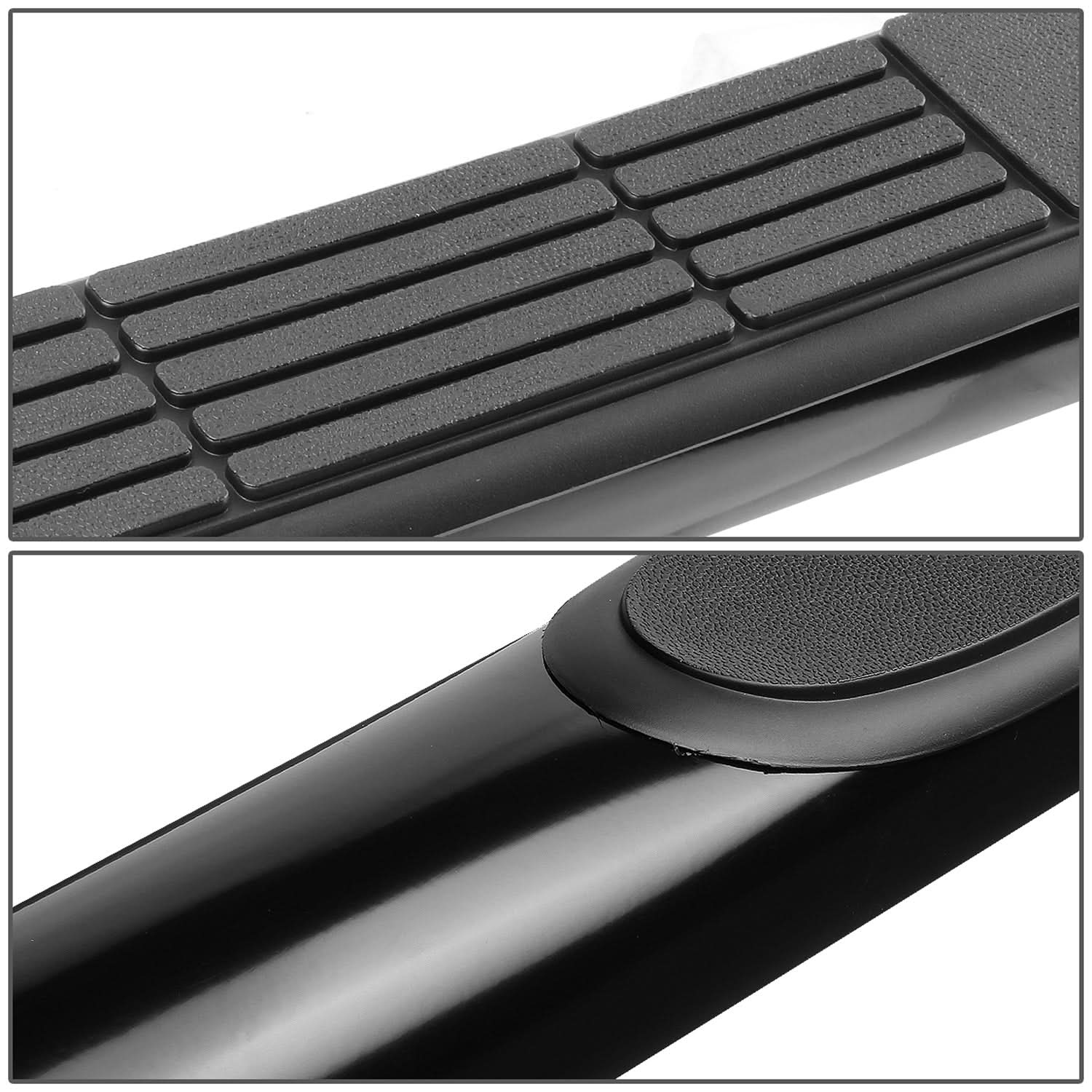 2002-2008 Dodge Ram 1500/2500/3500 Quad Cab 3" Round Nerf Bars Black - Image 4