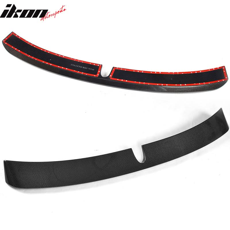 2003-2005 Benz E-Class W211 L Style Rear Roof Spoiler Carbon Fiber - Image 3