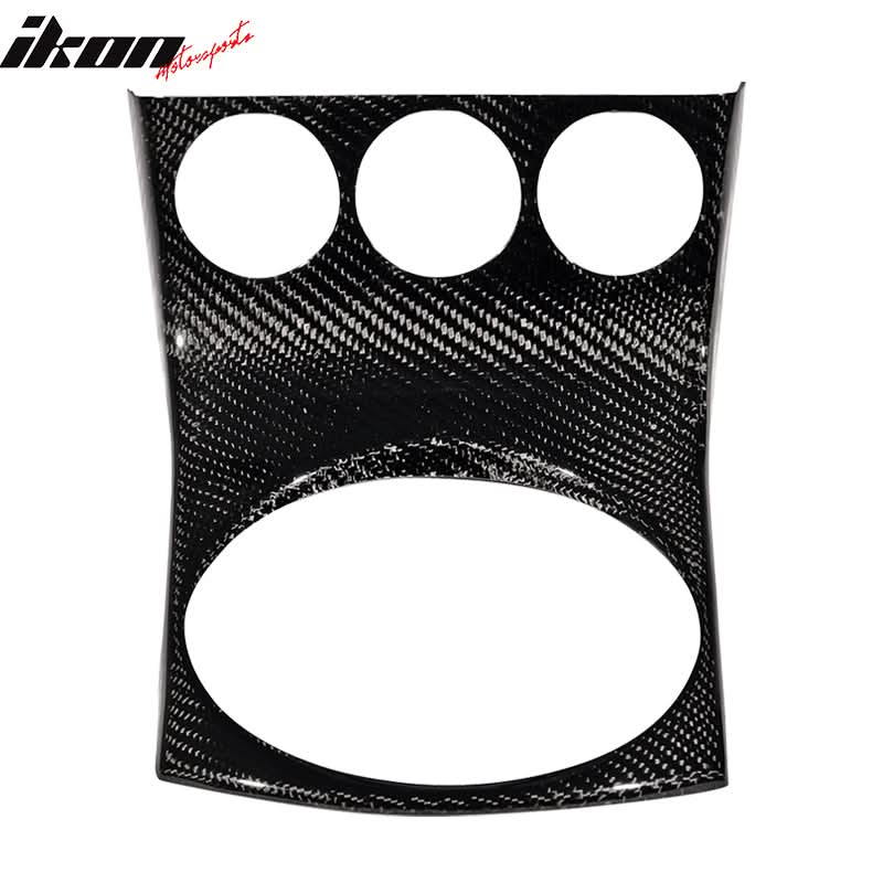 2003-2005Â Nissan 350Z Z33 Shifter Center Dash Trim Cover Carbon Fiber - Image 4
