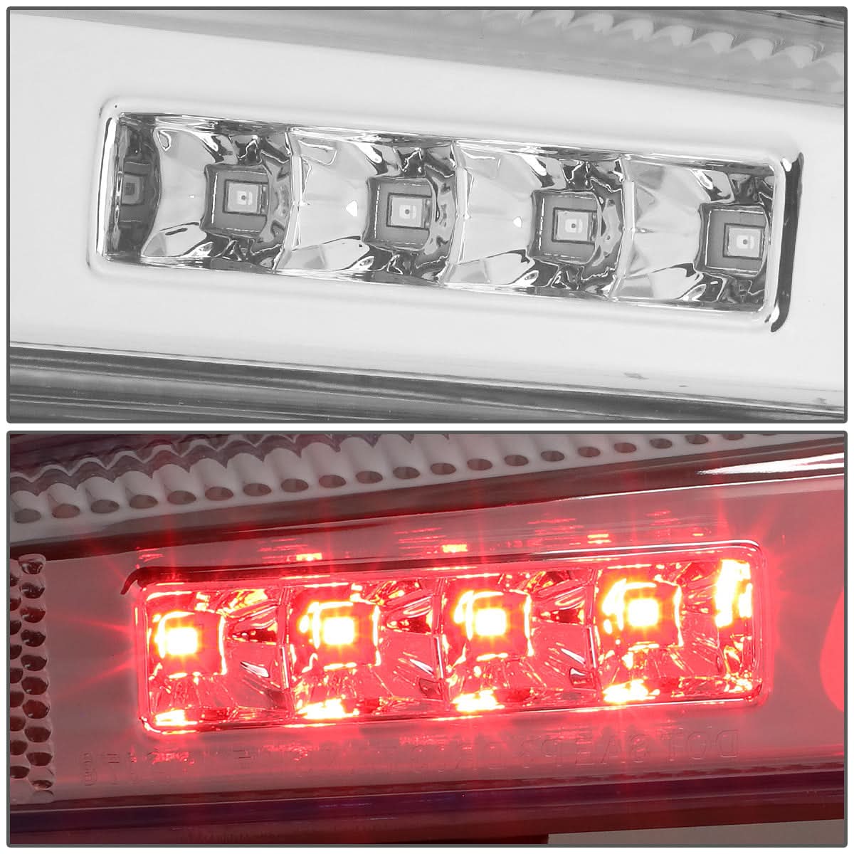 2003-2006 Dodge Ram 2500 3500 3D LED Chrome Tailgate Brake Light - Image 4