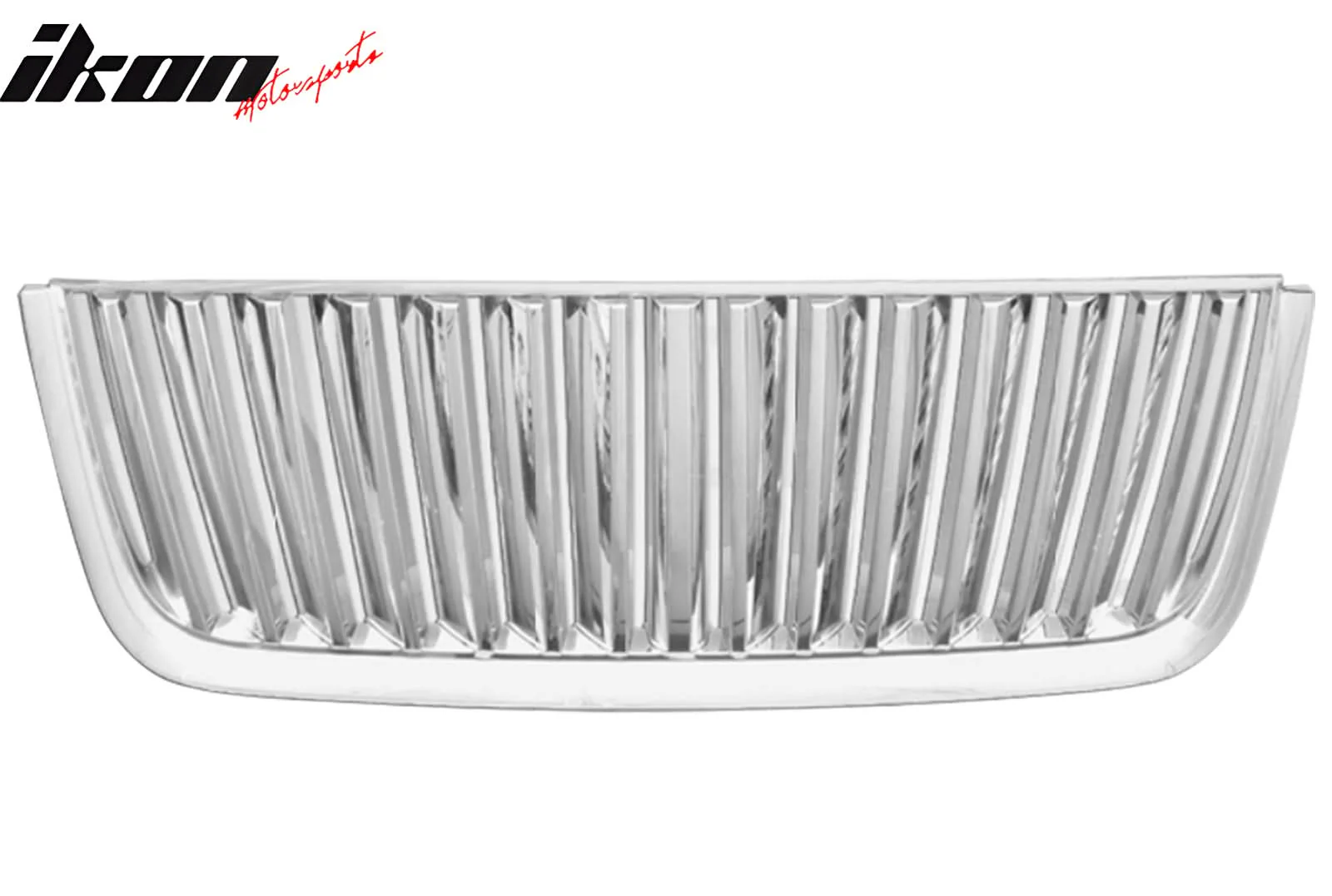 2003-2006 Ford Expedition Vertical Style Front Bumper Grill Chrome ABS - Image 2