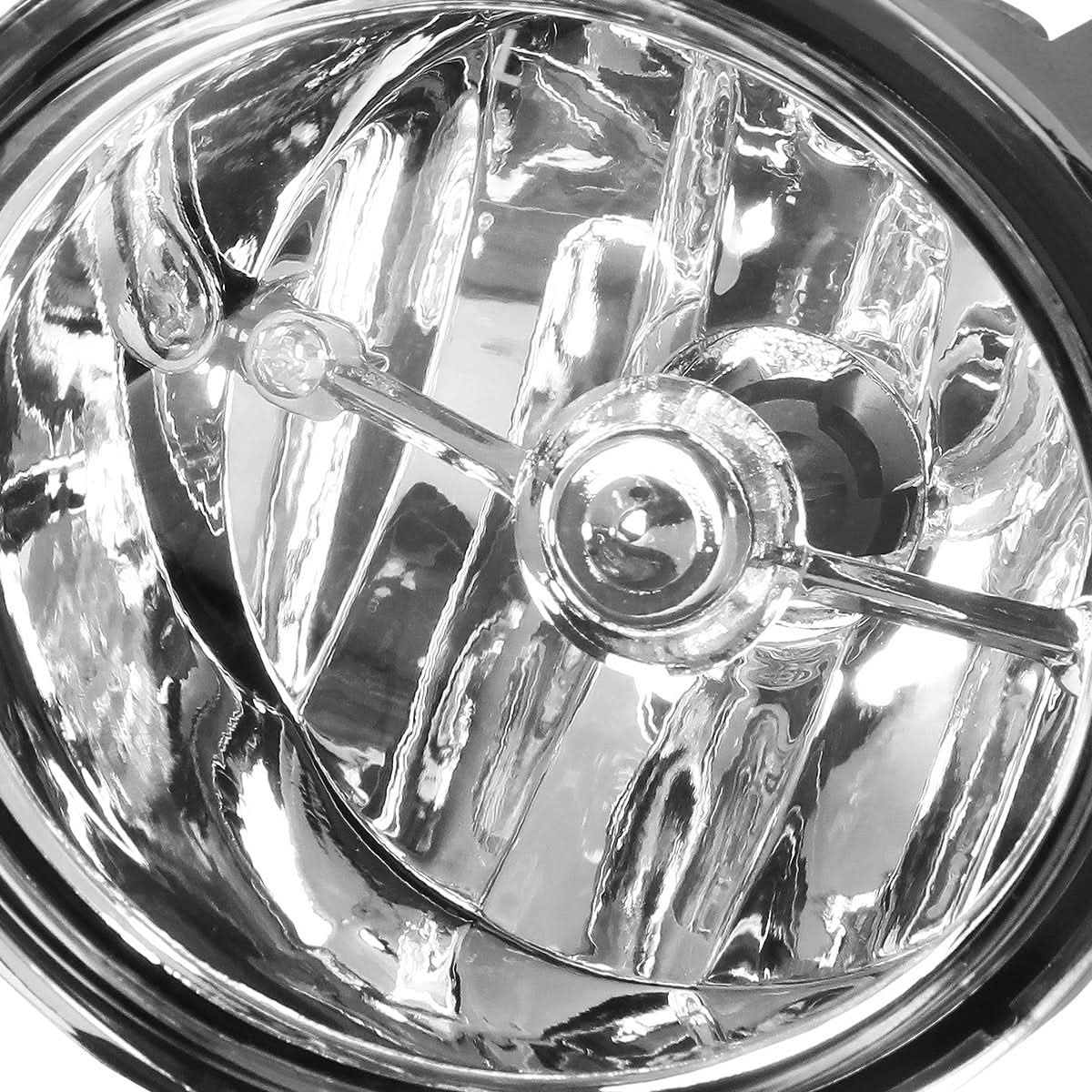 2003-2006 Hyundai Accent Chrome Clear Fog Lights 881 Bulb - Image 4