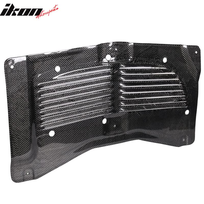 2003-2007 Mitsubishi Evo 8 9 Hood Scoop Vent Carbon Fiber - Image 4