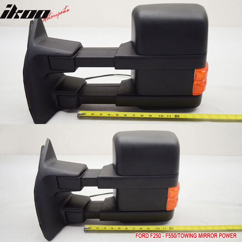 2003-2007Â Ford F250 Side View Tow Mirrors Ext Power Heated Turn Light - Image 6