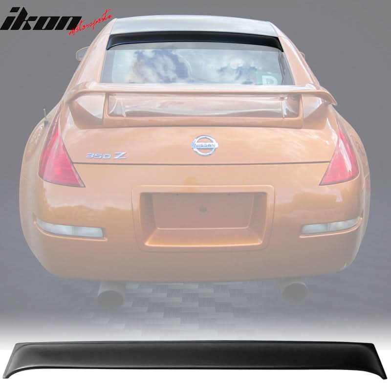 2003-2008 Nissan 350Z Coupe Rear Window Visor Roof Spoiler Wing PP - Image 9
