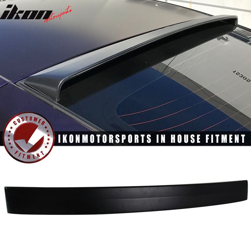 2003-2008 Nissan 350Z RS Style Roof Spoiler Wing Unpainted Black ABS - Image 4