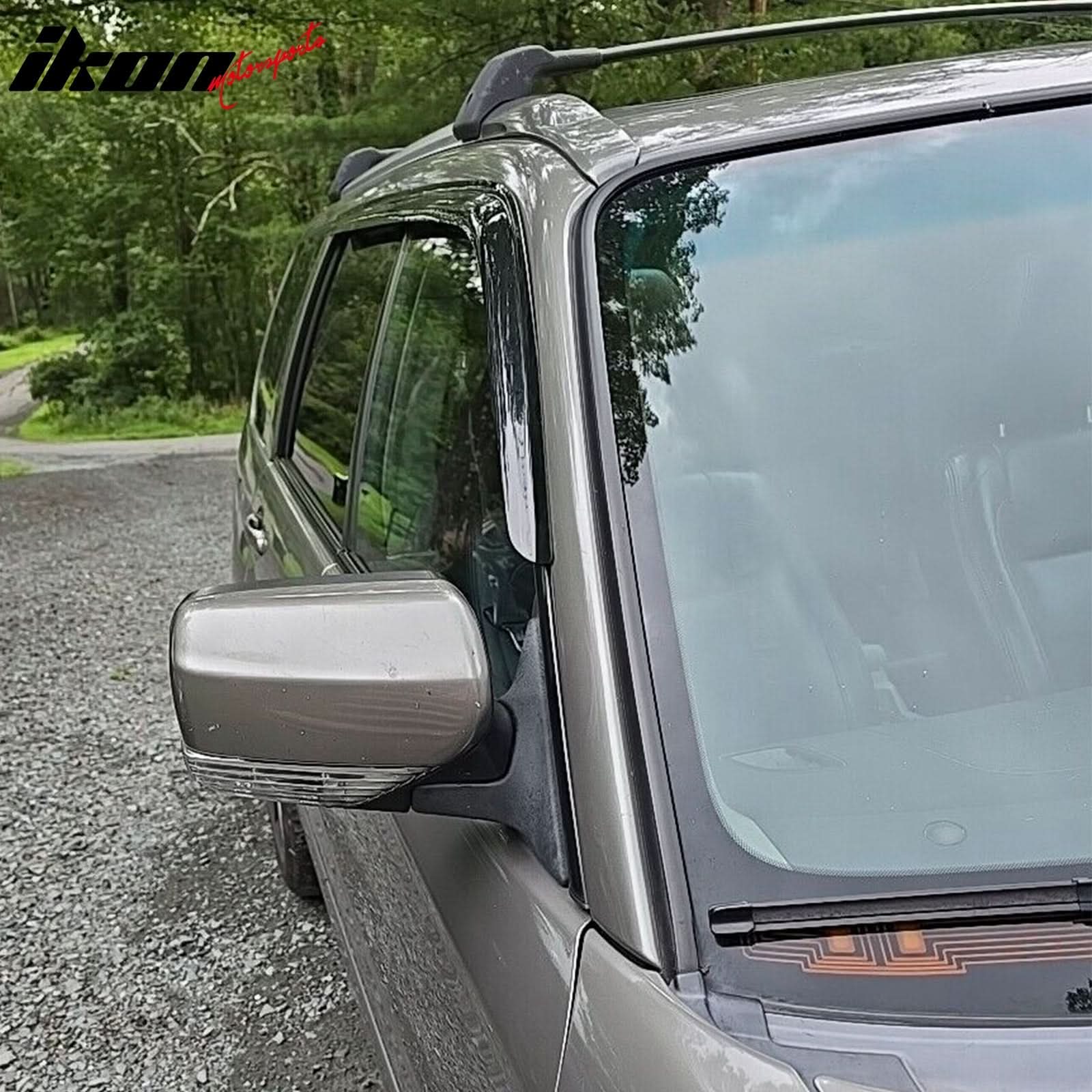2003-2008 Subaru Forester Slim Style Smoke 2PCS Window Visor Acrylic - Image 11