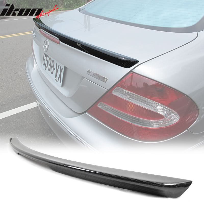 2003-2009 Benz C209 CLK-Class 2Dr AMG Style Carbon Fiber Trunk Spoiler - Image 12