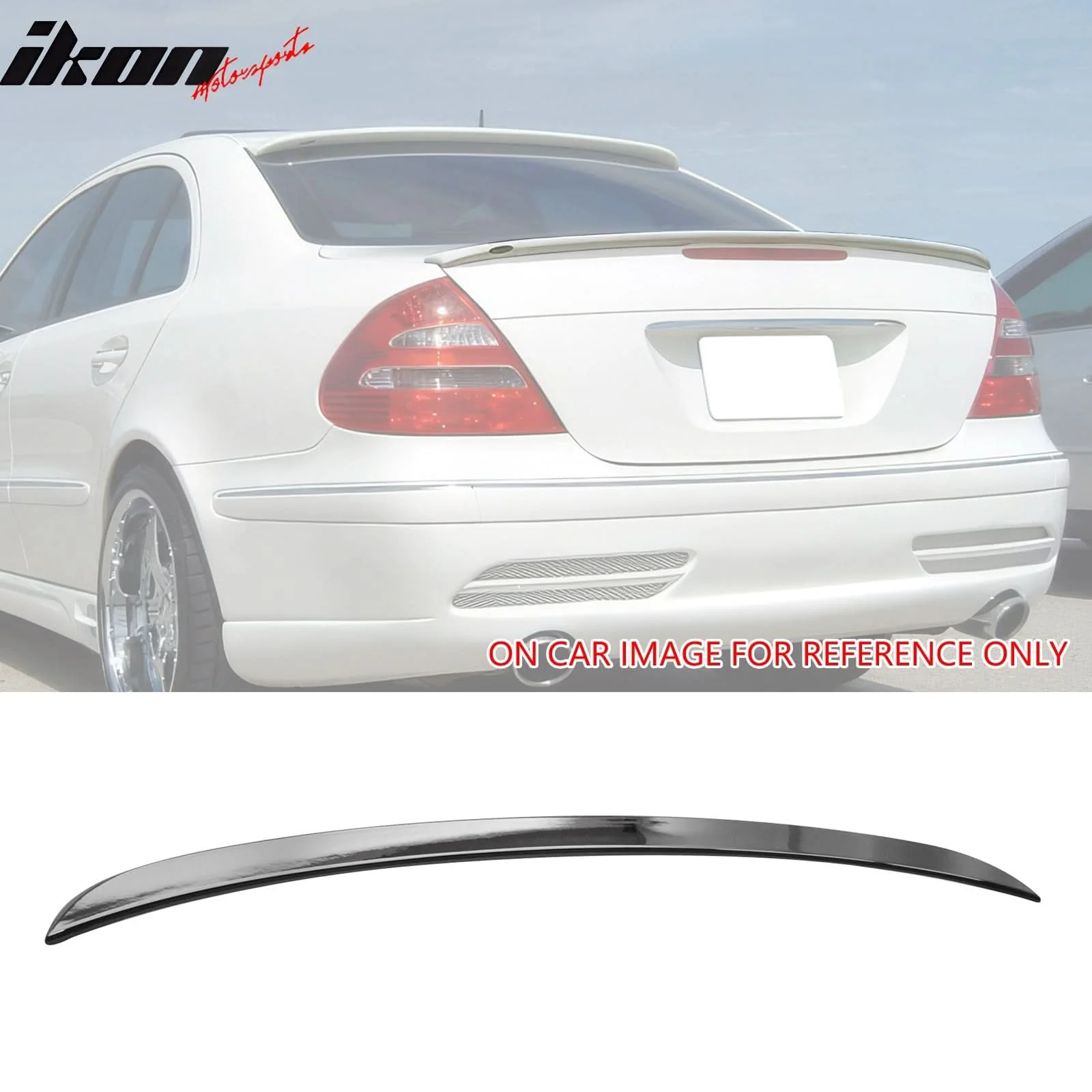 2003-2009 Mercedes Benz W211 4D TL Type Trunk Spoiler ABS - Image 37