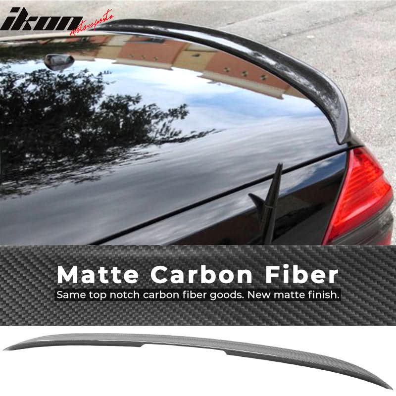 2003-2011 Benz SL Class R230 AMG Carbon Fiber CF Trunk Spoiler Wing - Image 6