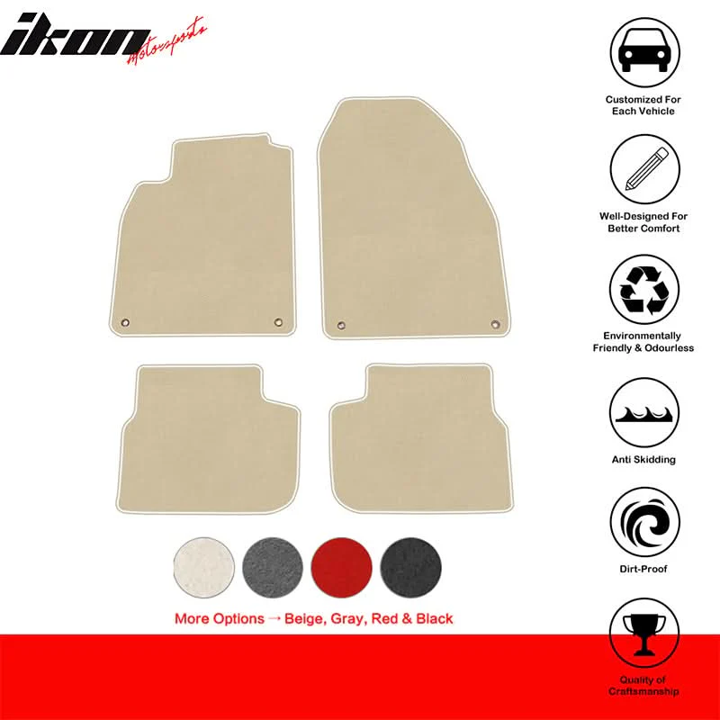 2003-2011 Saab 9-3 Car Floor Mats Carpet 4PC Nylon - Image 9