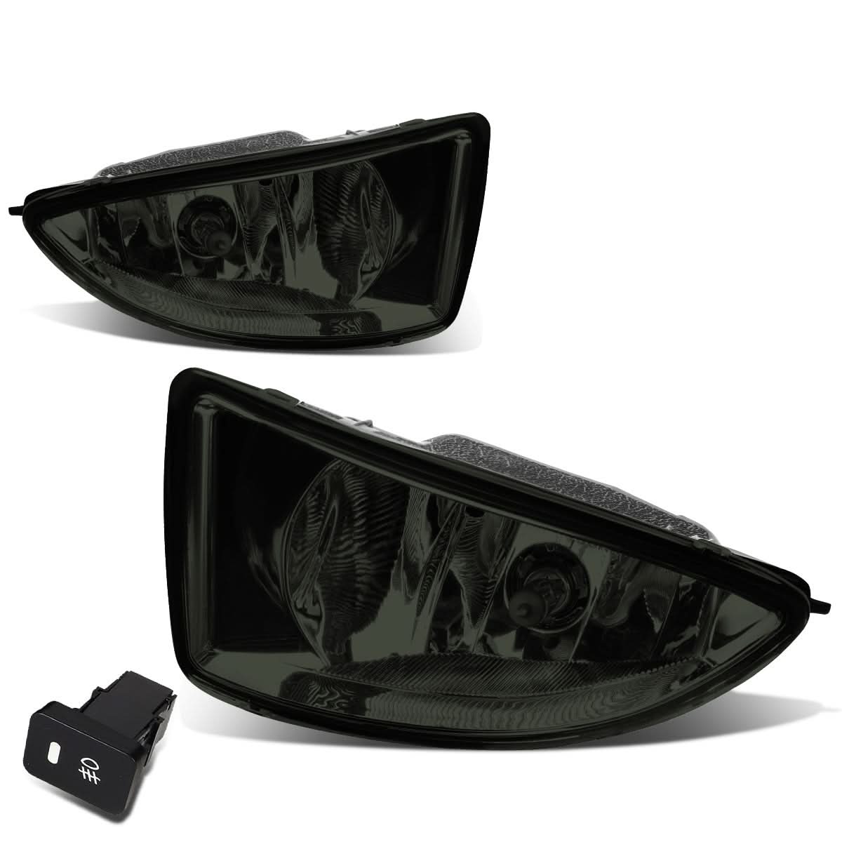 2004-2005 Honda Civic Smoke Fog Lights with Switch H11 Bulb - Image 3