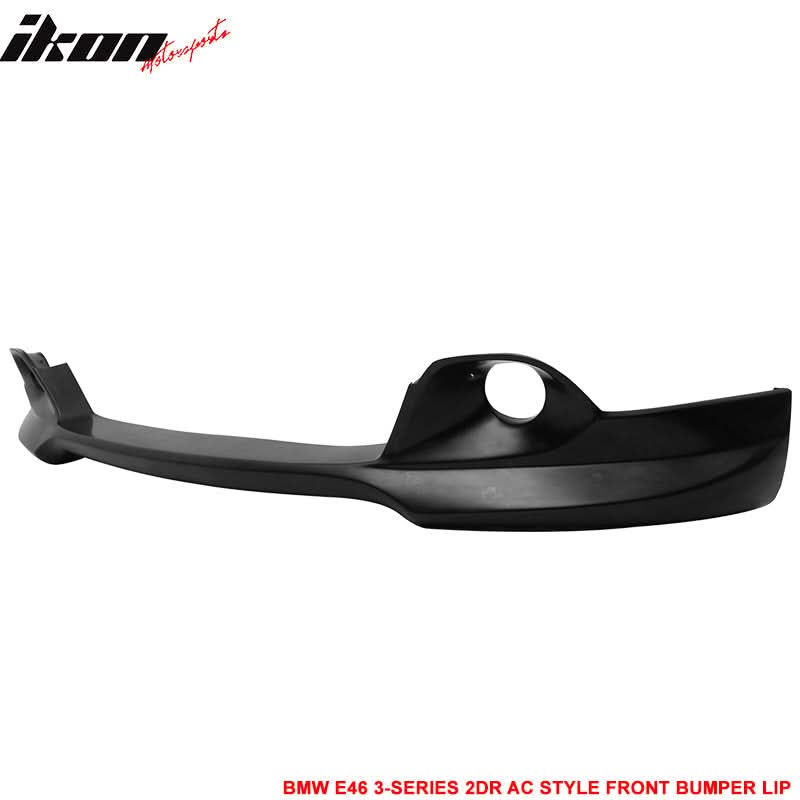 2004-2006 BMW E46 3-Series LCI AC Style Unpainted Front Bumper Lip PU - Image 3