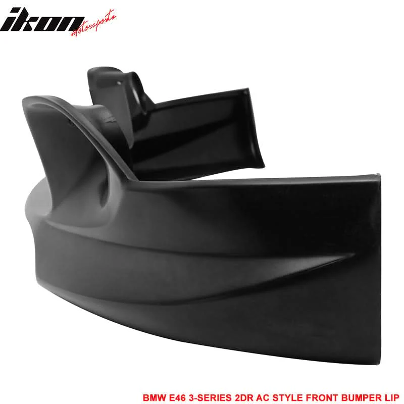 2004-2006 BMW E46 3-Series LCI AC Style Unpainted Front Bumper Lip PU - Image 5