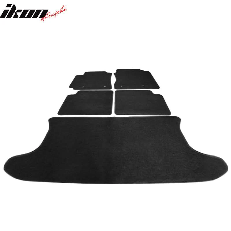 2004-2007 Scion xB Black Car Floor Mats Carpet 5PC Nylon - Image 2