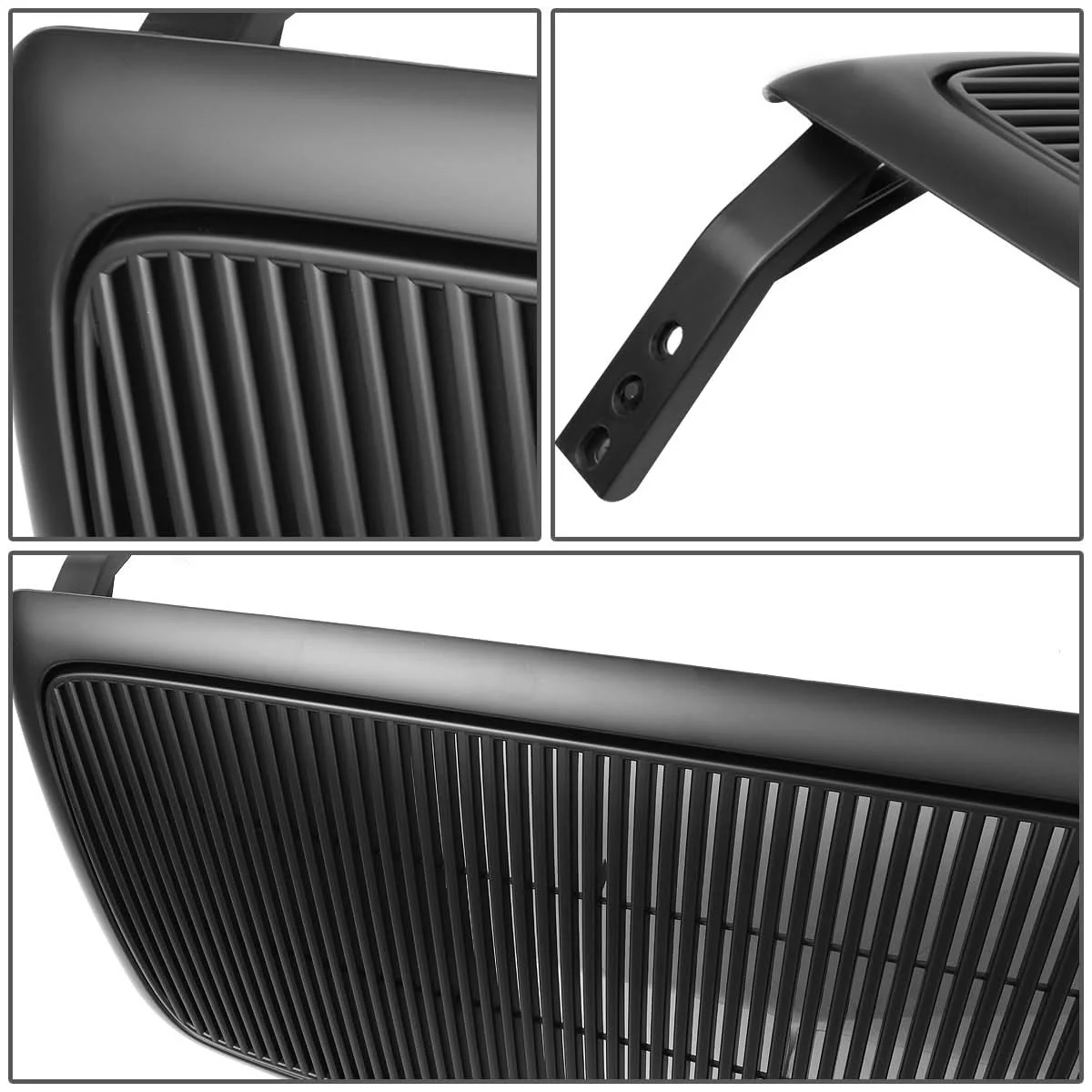 2004-2008 Ford F-150 Vertical Fence Style Grille - Matte Black - Image 5
