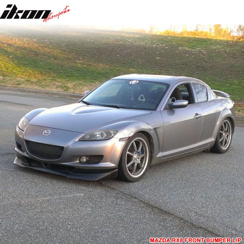 2004-2008 Mazda RX-8 EVO Front Bumper Lip Chin Spoiler PU Coupe - Image 2