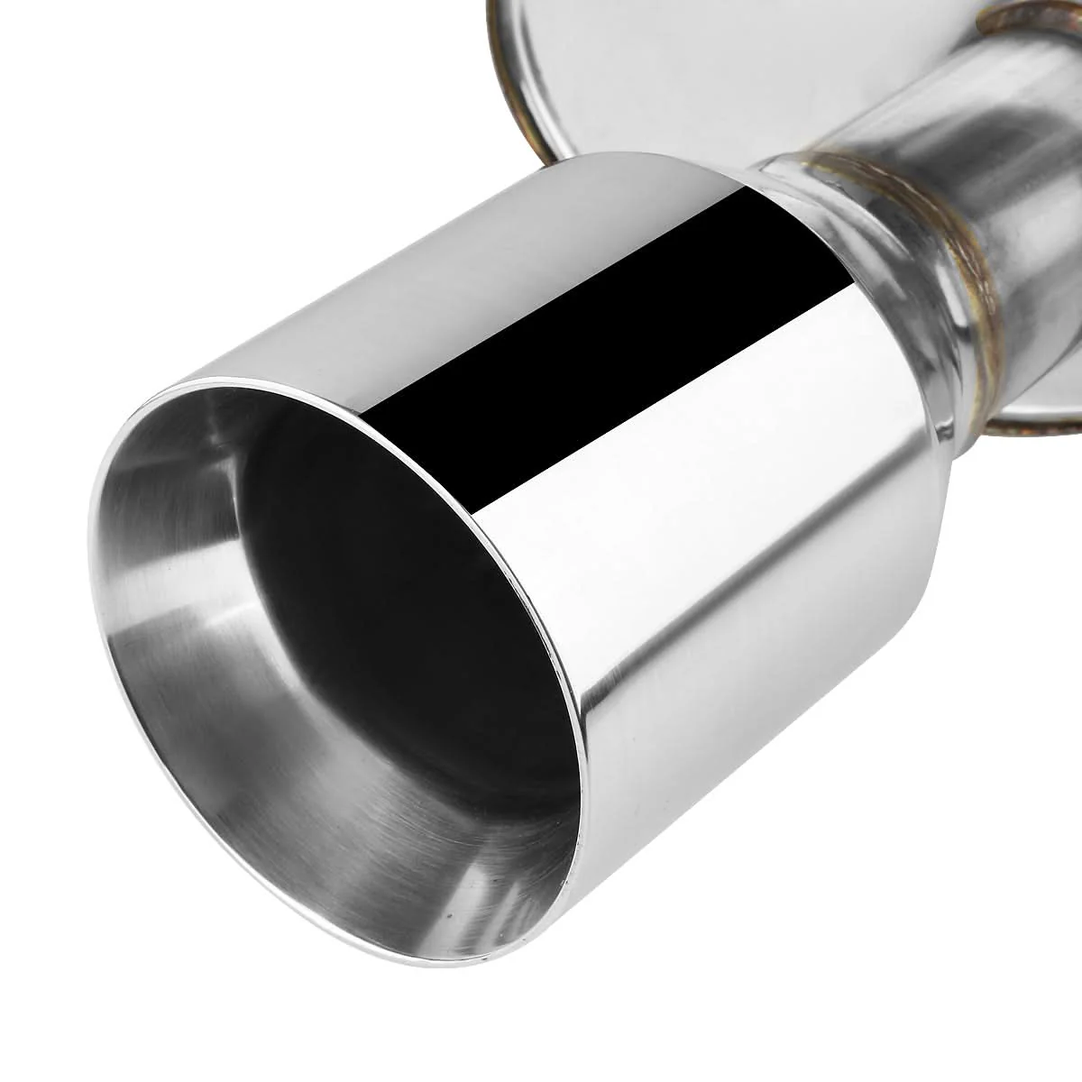 2004-2008 Nissan Maxima Dual Rolled Tip Catback Exhaust - Stainless Steel - Image 4