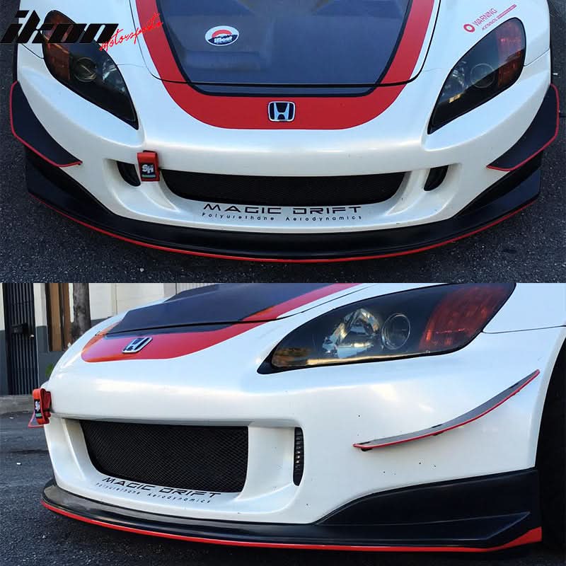2004-2009 Honda S2000 AP2 DT Style Front Bumper Lip Spoiler PU - Image 4