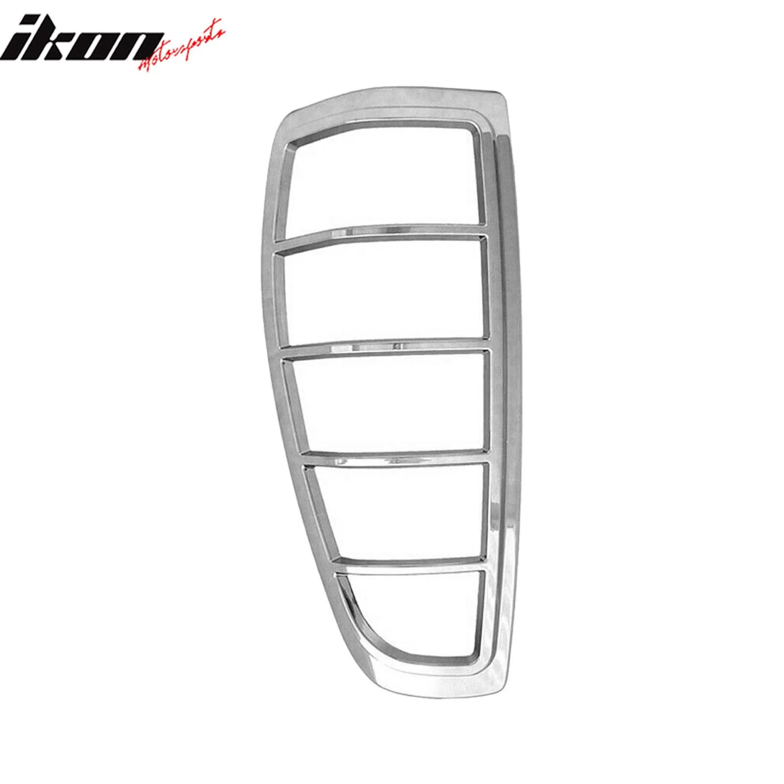 2004-2012 Chevrolet Colorado Tail Light Bezels Cover Chrome ABS 2PCS - Image 2