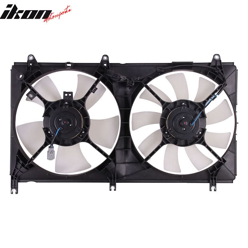 2004-2012 Mitsubishi Galant 2.4L Engine A/C Condenser Dual Cooling Fan - Image 2