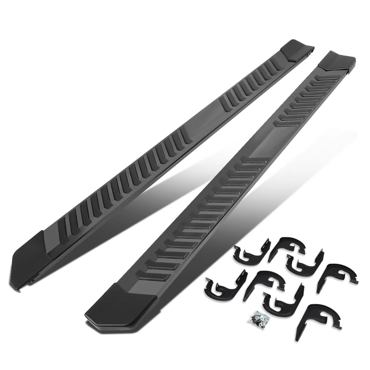 2004-2014 Ford F-150 Crew Cab 6 Inch Nerf Bars - Black - Image 3