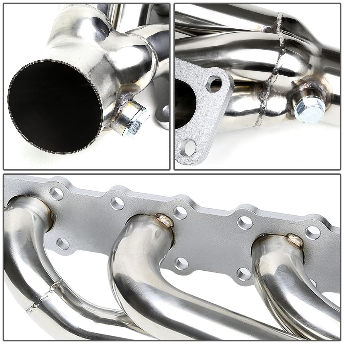 2004-2015 Nissan Titan Shorty Style Header - Stainless Steel - Image 3