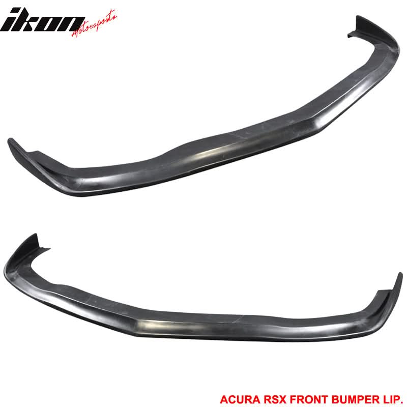 2005-2006 Acura RSX DC5 CS Style Unpainted Black Front Bumper Lip PU - Image 2