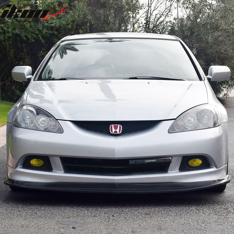 2005-2006 Acura RSX DC5 MDA Style Unpainted Black Front Bumper Lip PU - Image 2