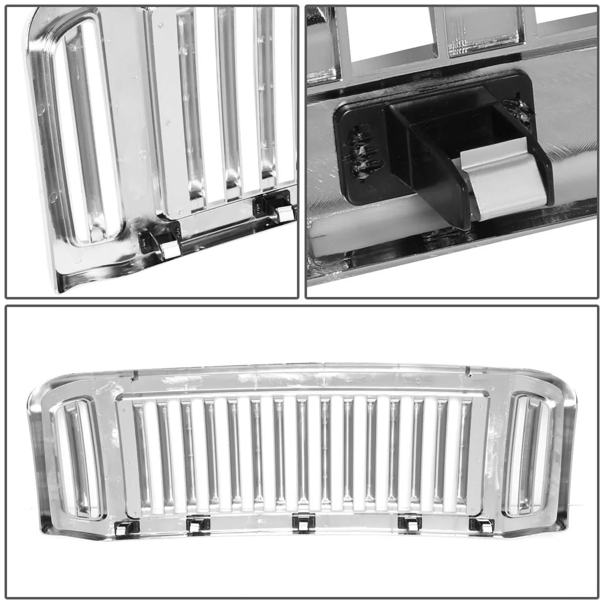 2005-2007 Ford F-250/F-350/F-450/F-550 Excursion Vertical Fence Grille - Image 5