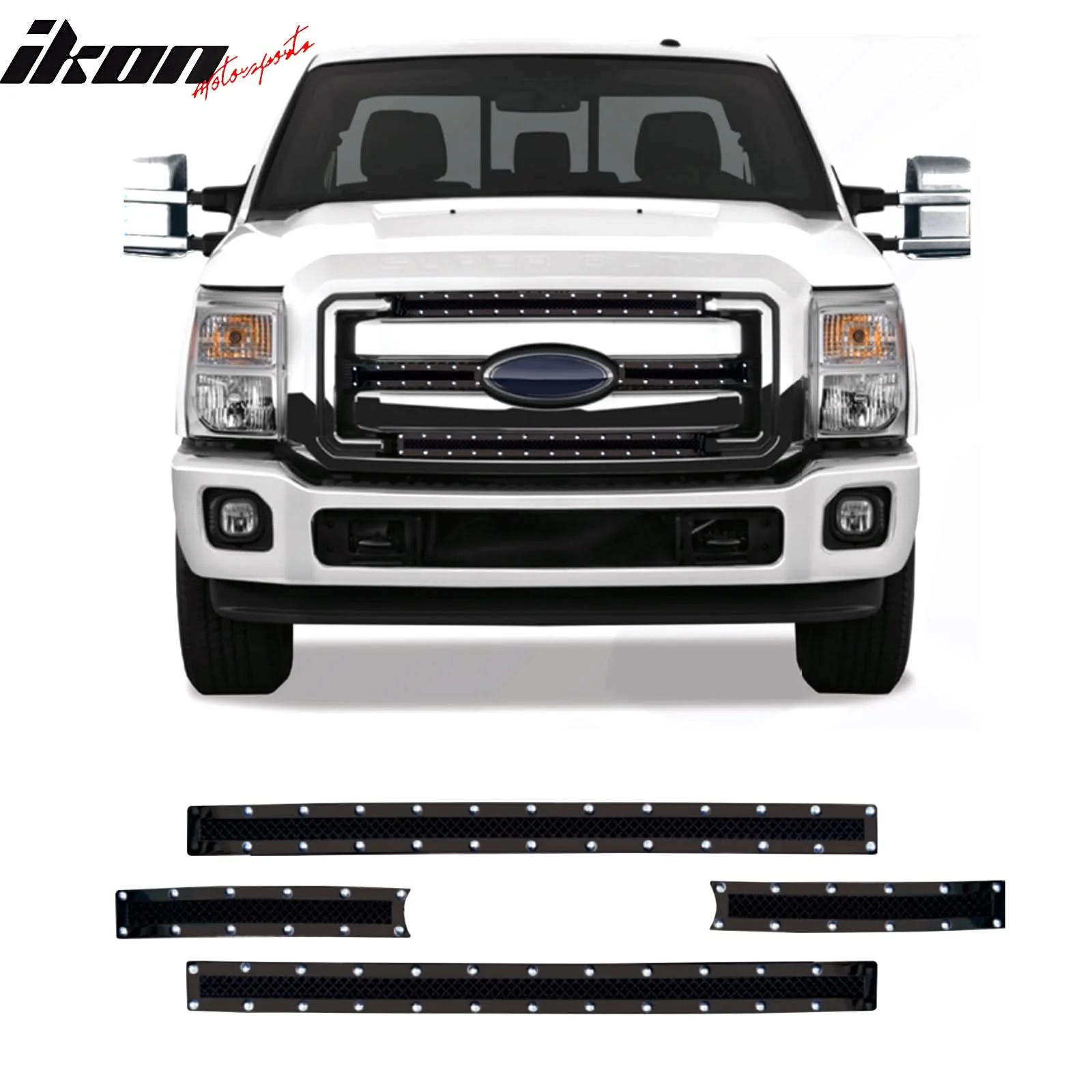 2005-2007 Jeep Grand Cherokee Stainless Steel Mesh Upper Grille Insert
