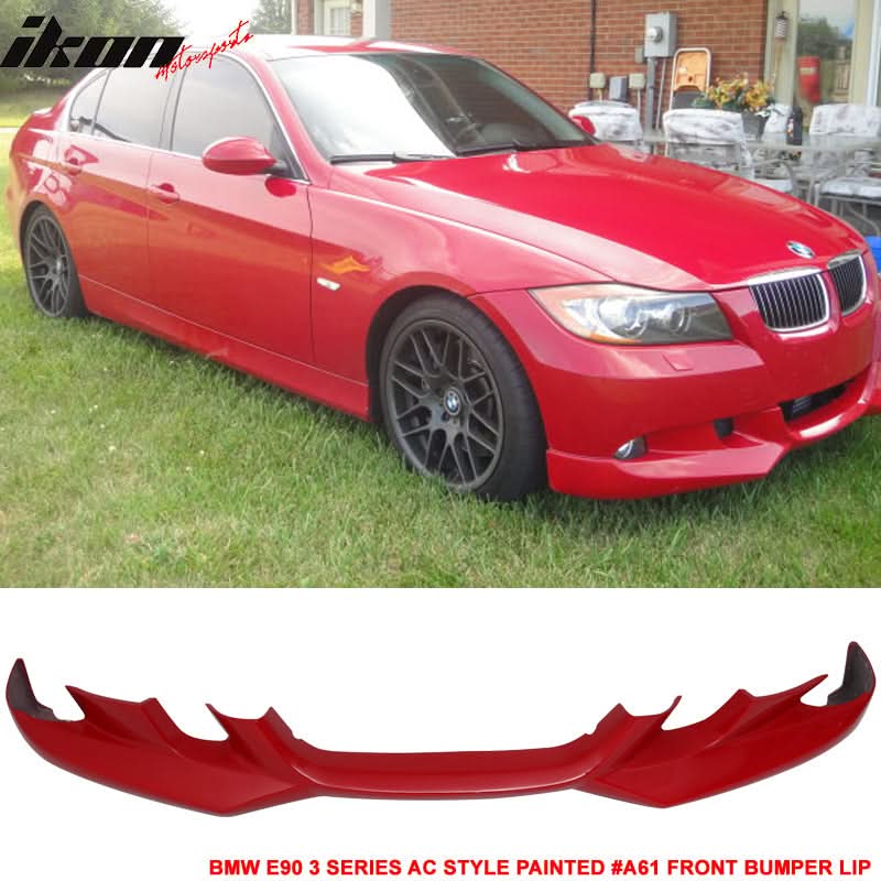 2005-2008 BMW E90 3-Series A Style Front Bumper Lip Chin Spoiler - Image 17