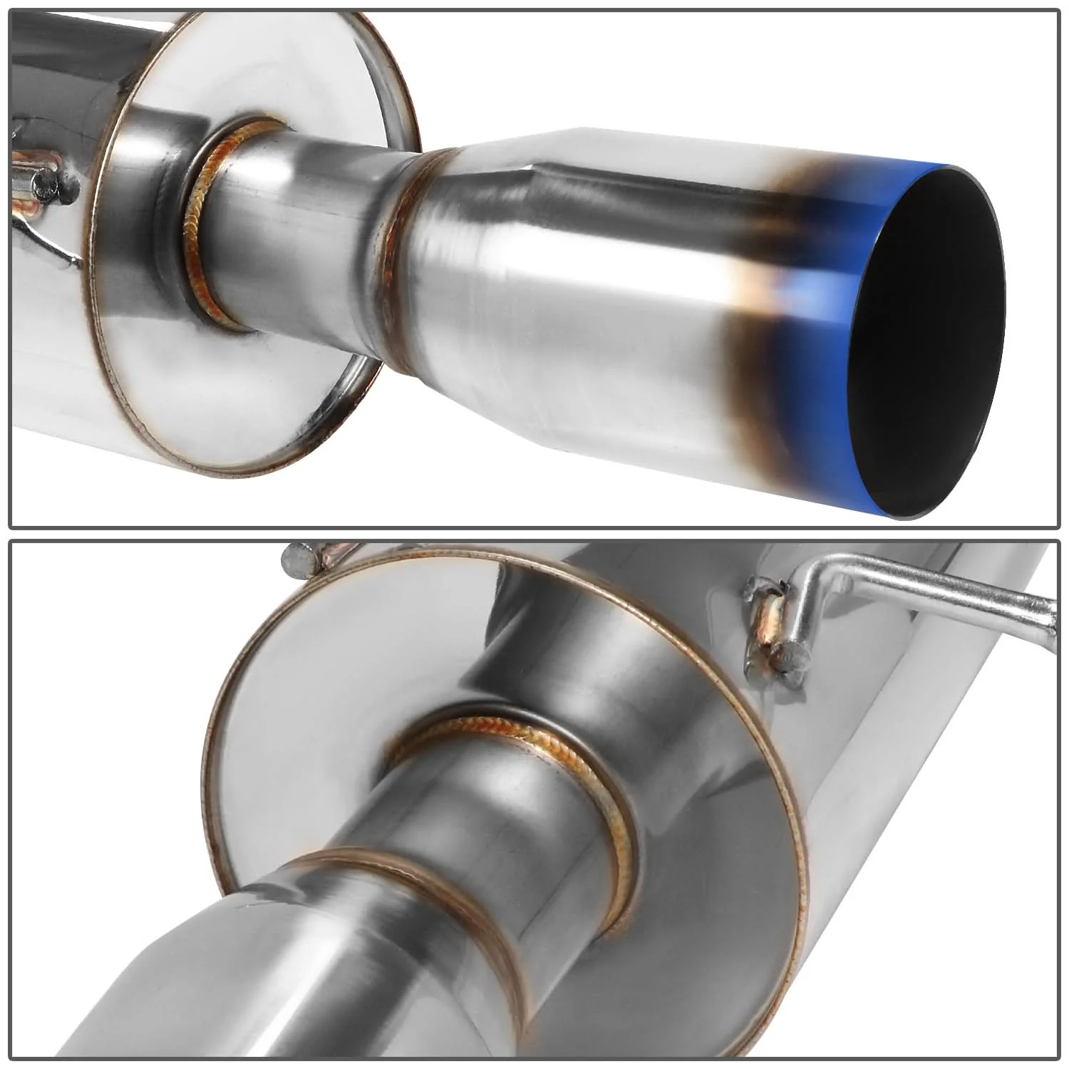 2005-2010 Chevrolet Cobalt / Pontiac G5 2.2L Catback Exhaust Stainless Steel - Image 4