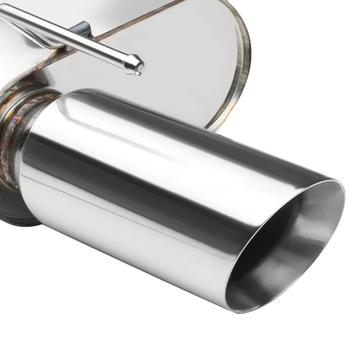 2005-2010 Ford Mustang 4.0L Catback Exhaust System Stainless Steel - Image 4