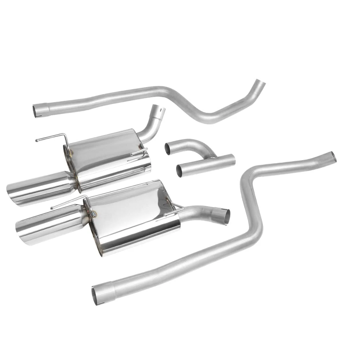 2005-2010 Ford Mustang 4.0L Catback Exhaust System Stainless Steel - Image 6