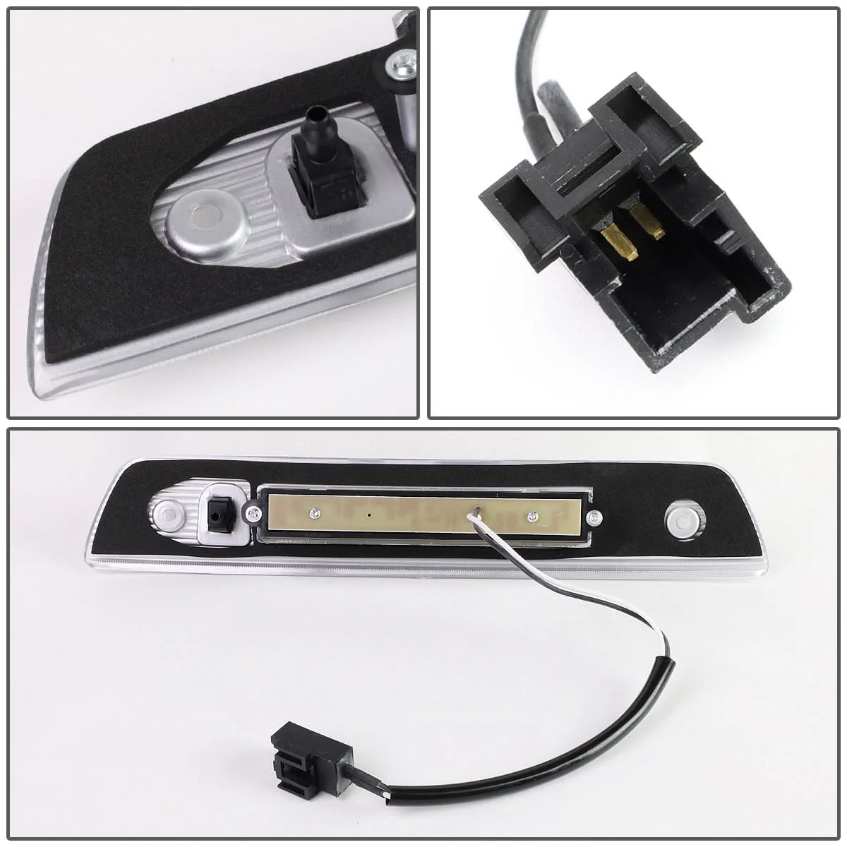 2005-2010 Jeep Grand Cherokee LED Third Brake Light - Black/Smoke - Image 4