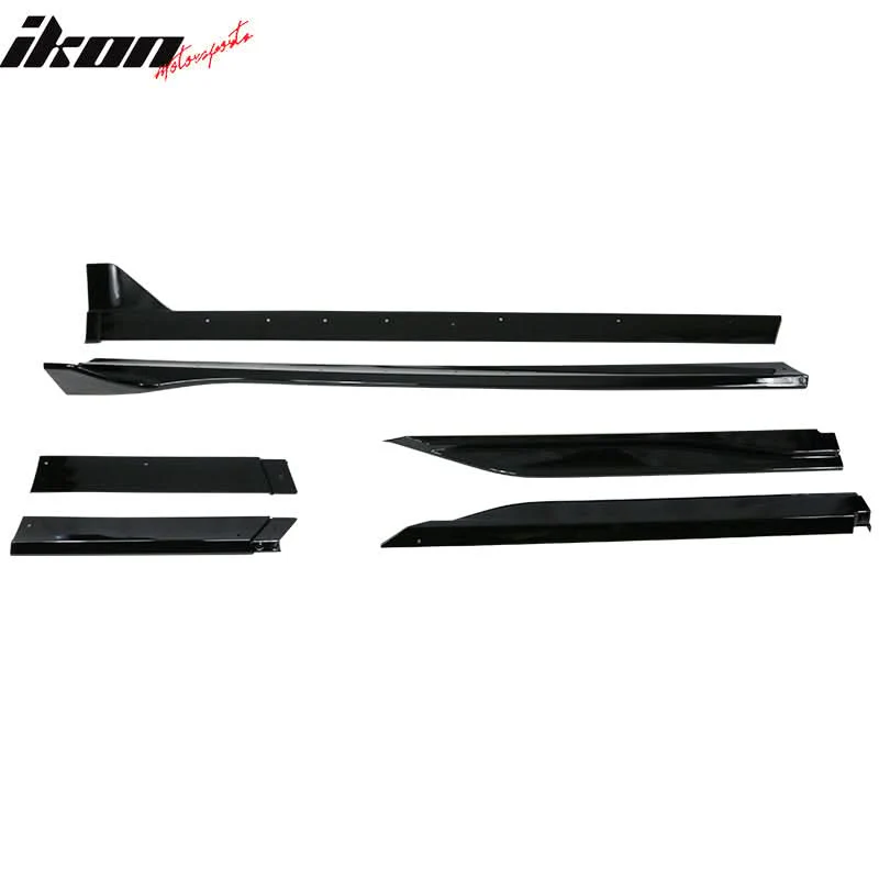 2005-2014 Ford Mustang GT500 Style Side Skirts ABS 2PC - Image 11