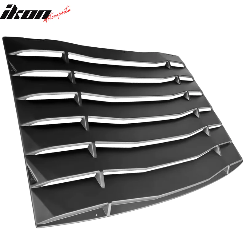2005-2014 Ford Mustang Rear Unpainted Window Louvers Side Vent Scoops - Image 10