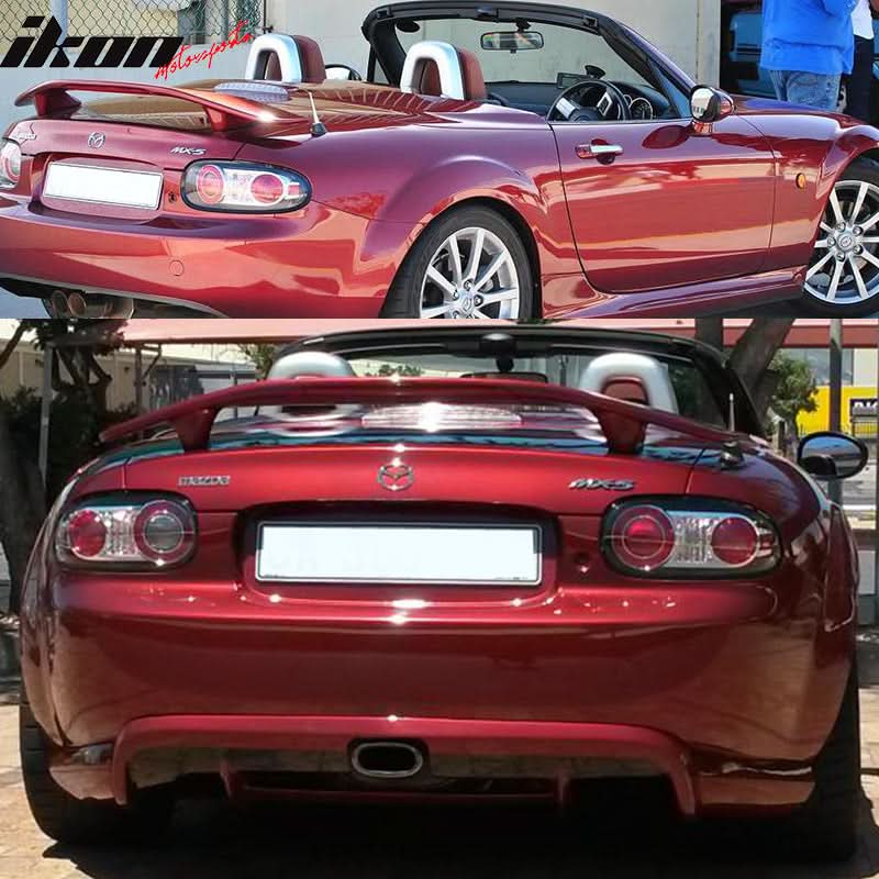 2006-15 Mazda Miata MX5 Convertible Rear Spoiler Wing LED Brake Light - Image 6