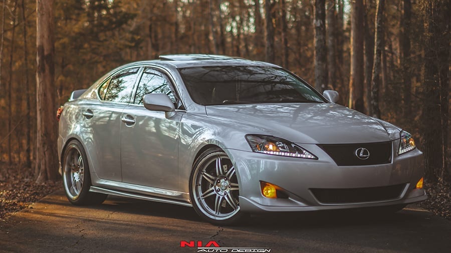 Lexus IS Base Model NIA Side Skirts 2006-13 in ABS - Image 5