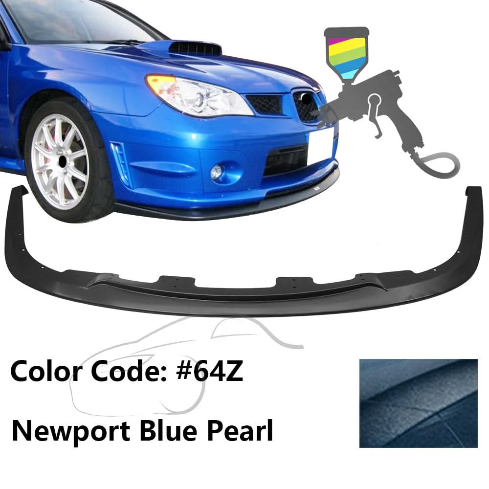 2006-2007 Subaru Impreza WRX STI Style Front Bumper Lip Chin PP - Image 26