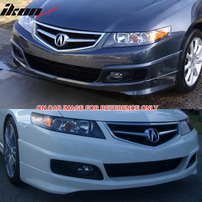 2006-2008 Acura TSX OE Style Painted Front Bumper Lip PU - Image 37