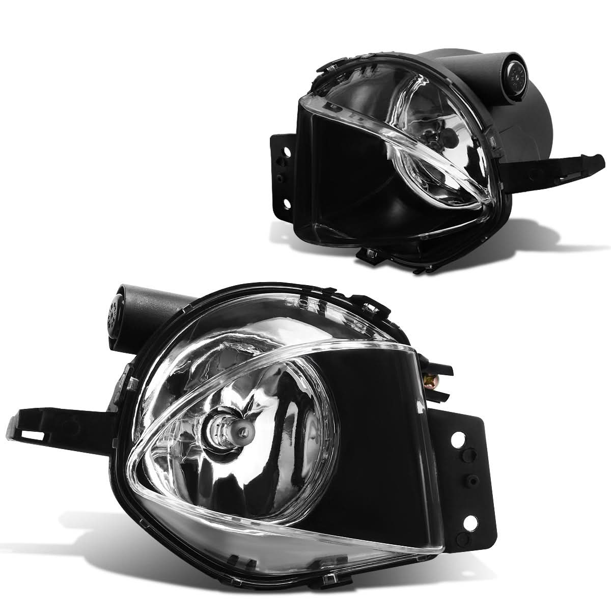 2006-2008 BMW 325i 328i 330i Fog Lights w/ Switch H11 Clear - Image 2