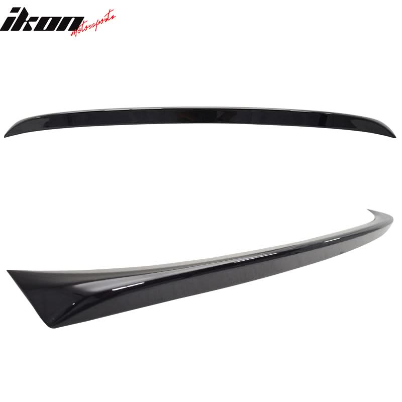 2006-2008 BMW E90 OE Style #668 Black Trunk Spoiler+Front Splitter ABS - Image 4