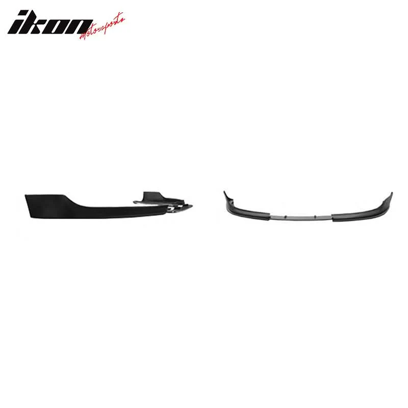2006-2009 Audi A3 Euro Style Black Front Lip Spoiler & Splitter PU - Image 4