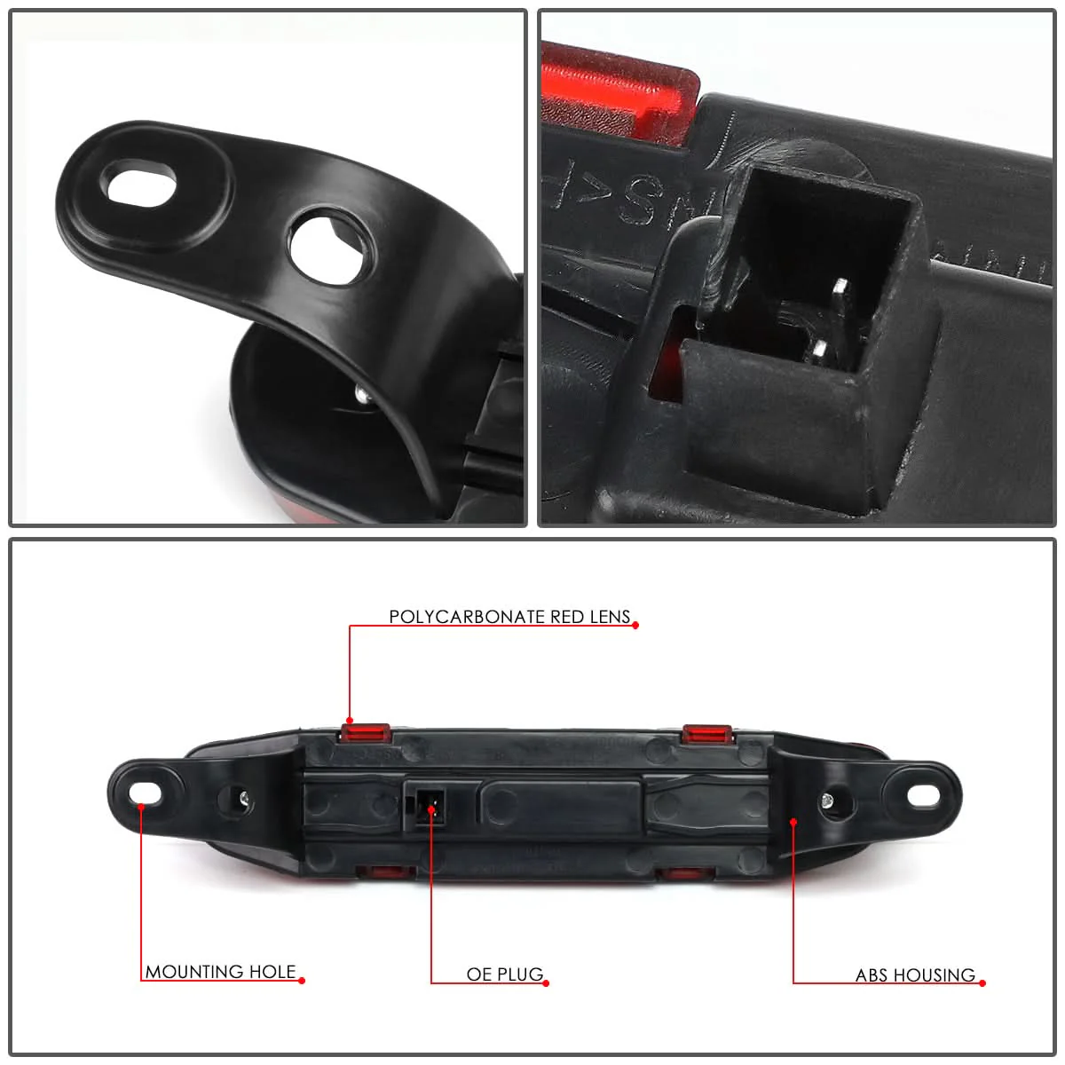 2006-2010 Dodge Charger LED Third Brake Light Red - Image 4