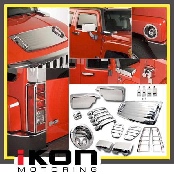 2006-2010 Hummer H3 Tail Light Mirror Door Handle Hood Vent - Image 2